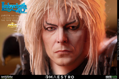 INFINITE STATUE - Labyrinth Jareth The Goblin King 1/6 Action Figure The 13th Hour Edition Gold