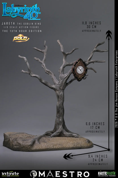 INFINITE STATUE - Labyrinth Jareth The Goblin King 1/6 Action Figure The 13th Hour Edition Gold