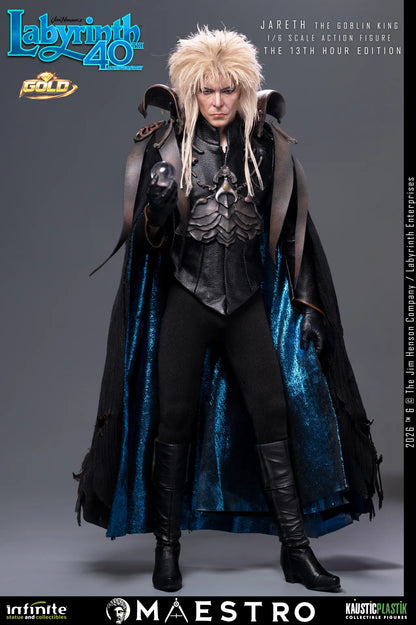 INFINITE STATUE - Labyrinth Jareth The Goblin King 1/6 Action Figure The 13th Hour Edition Gold