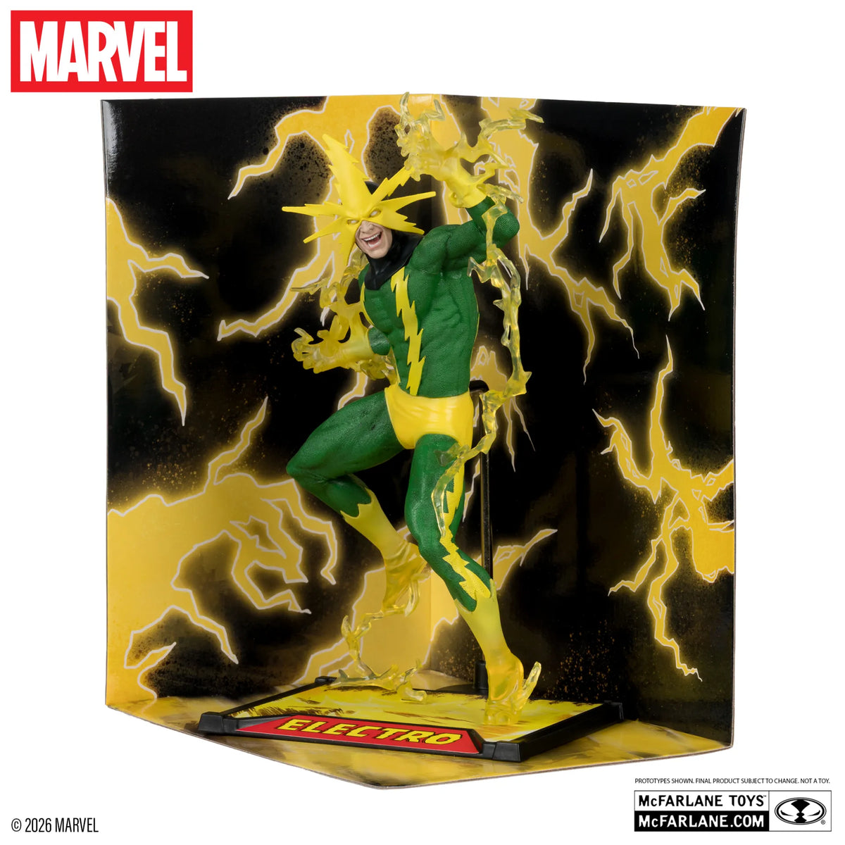 Mc FARLANE TOYS - Marvel Collection 1:10th Wv8 Electro (joe Fixit #5) Figure