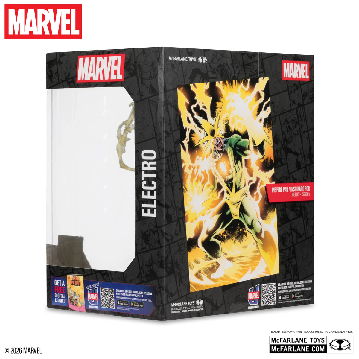 Mc FARLANE TOYS - Marvel Collection 1:10th Wv8 Electro (joe Fixit #5) Figure
