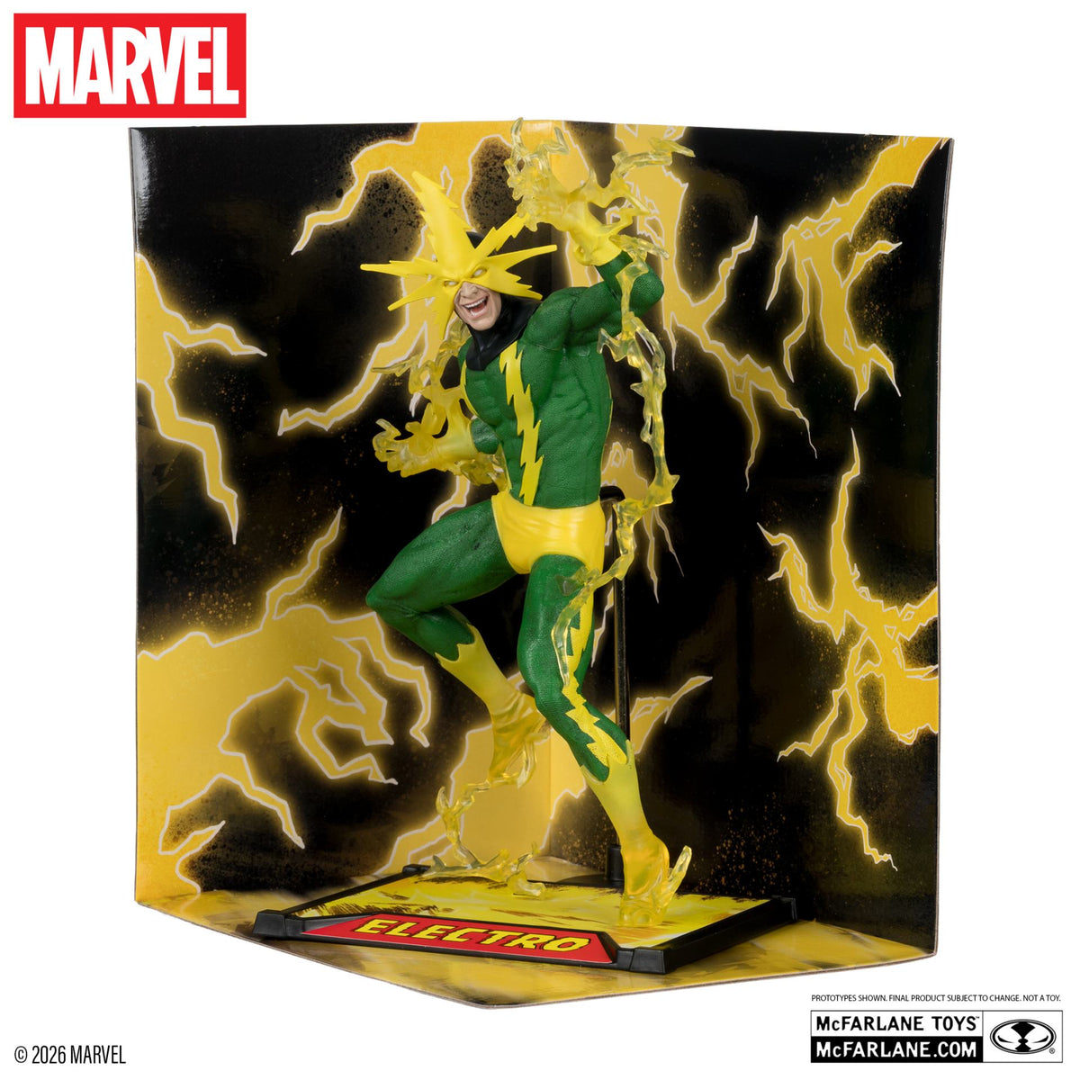 Mc FARLANE TOYS - Marvel Collection 1:10th Wv8 Electro (joe Fixit #5) Figure
