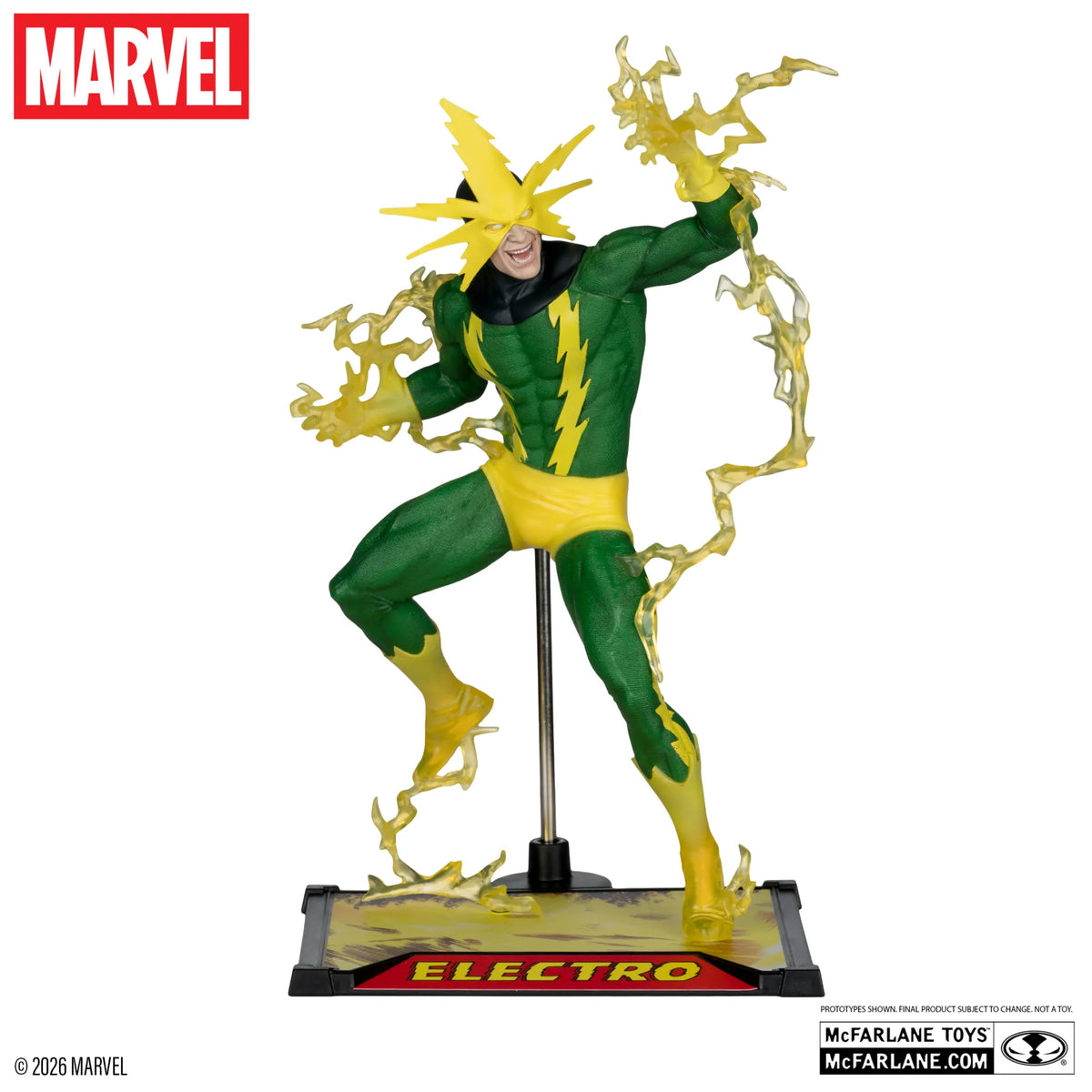 Mc FARLANE TOYS - Marvel Collection 1:10th Wv8 Electro (joe Fixit #5) Figure