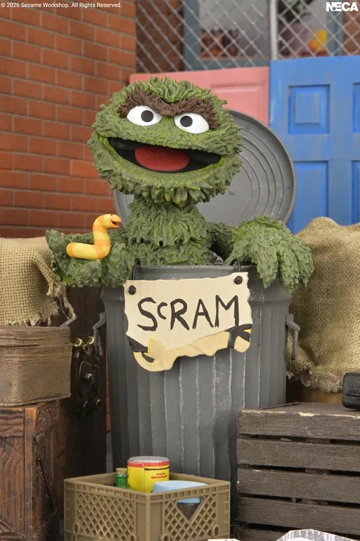 NECA - Sesame Street Oscar The Grouch Ultimate Action Figure