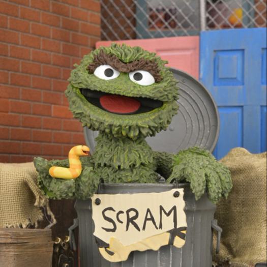 NECA - Sesame Street Oscar The Grouch Ultimate Action Figure