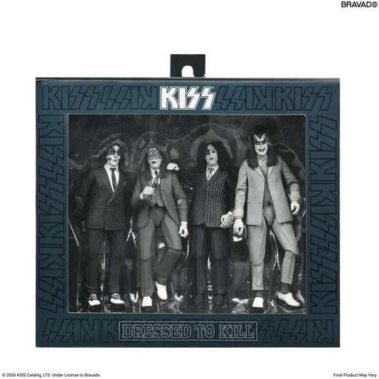 NECA - Kiss Dressed To Kill Album Cover 4pack Action Figure
