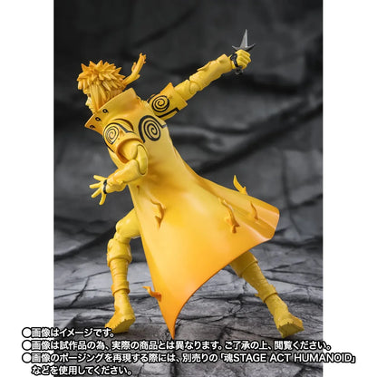 BANDAI - Naruto Minato Namikaze Kurama Link Bond Of Light S.h.figuarts