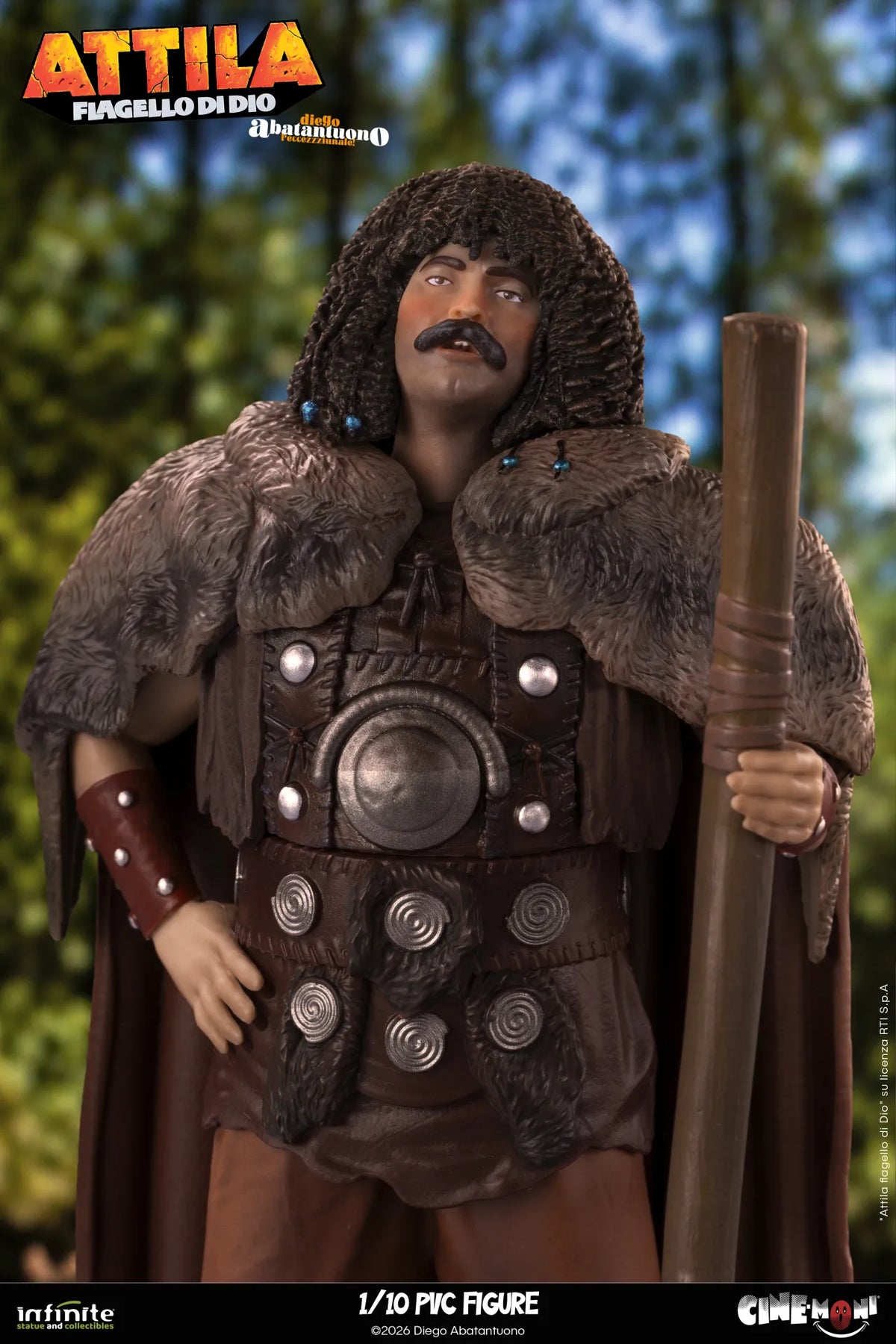 INFINITE STATUE - Diego Abatantuono Attila Cine-moni Pvc Figure