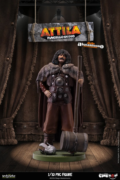 INFINITE STATUE - Diego Abatantuono Attila Cine-moni Pvc Figure