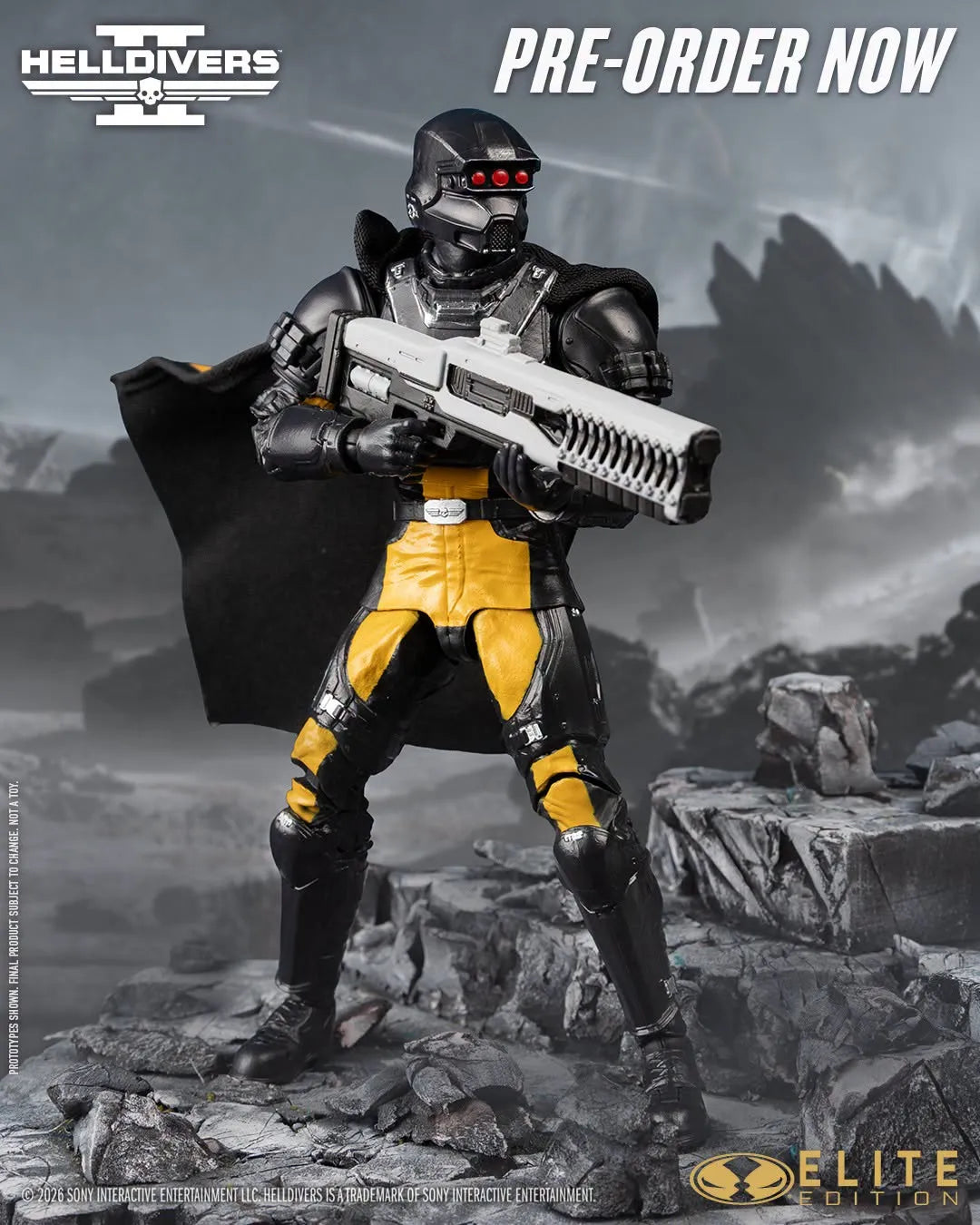 Mc FARLANE TOYS- Elite Ed 7inch Helldivers 2 Sa-04 Combat Technician Action Figure