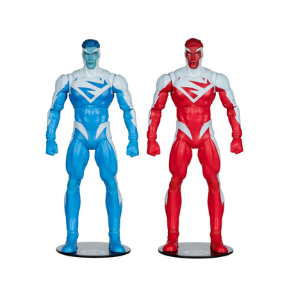 Mc FARLANE TOYS - Dc Mcfarlane Collector Ed Superman Red Vs Superman Blue 2pk Action Figure