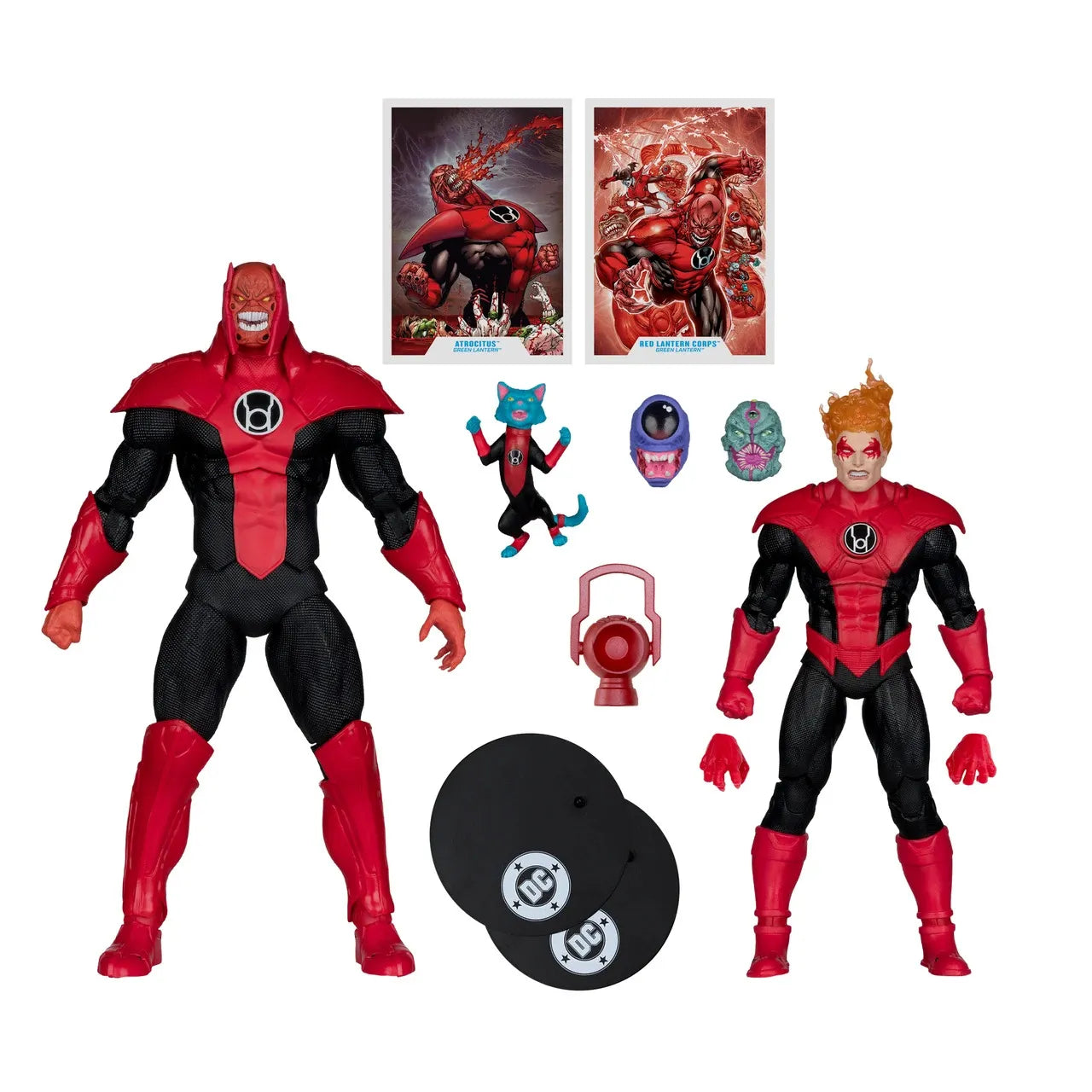 Mc FARLANE TOYS - Dc Multiverse 7inch + Megafig Atrocitus And Red Lantern Corps Action Figure