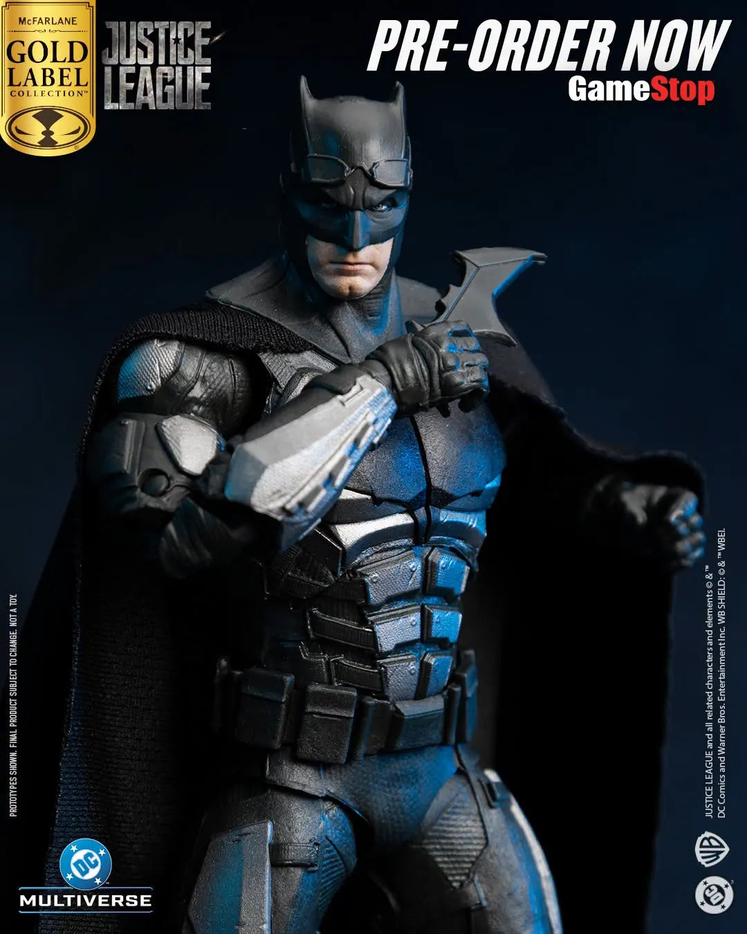 Mc FARLANE TOYS - Dc Theatrical 7inch Batman Justice League Action Figure