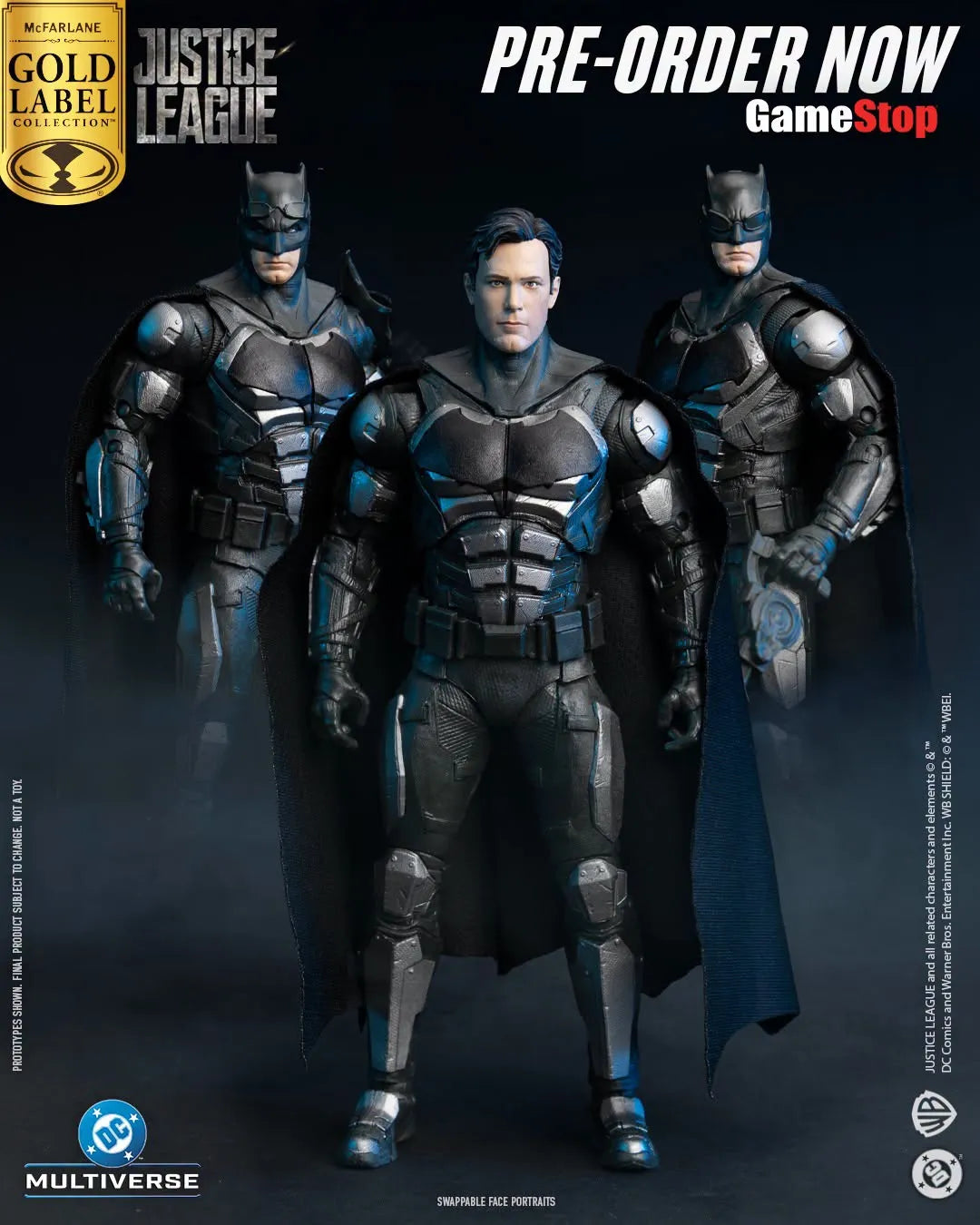 Mc FARLANE TOYS - Dc Theatrical 7inch Batman Justice League Action Figure