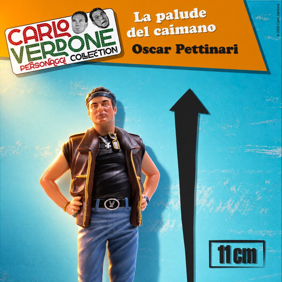 INFINITE STATUE - Carlo Verdone Oscar Pettinari La Palude Del Caimano Cine-mini Pvc