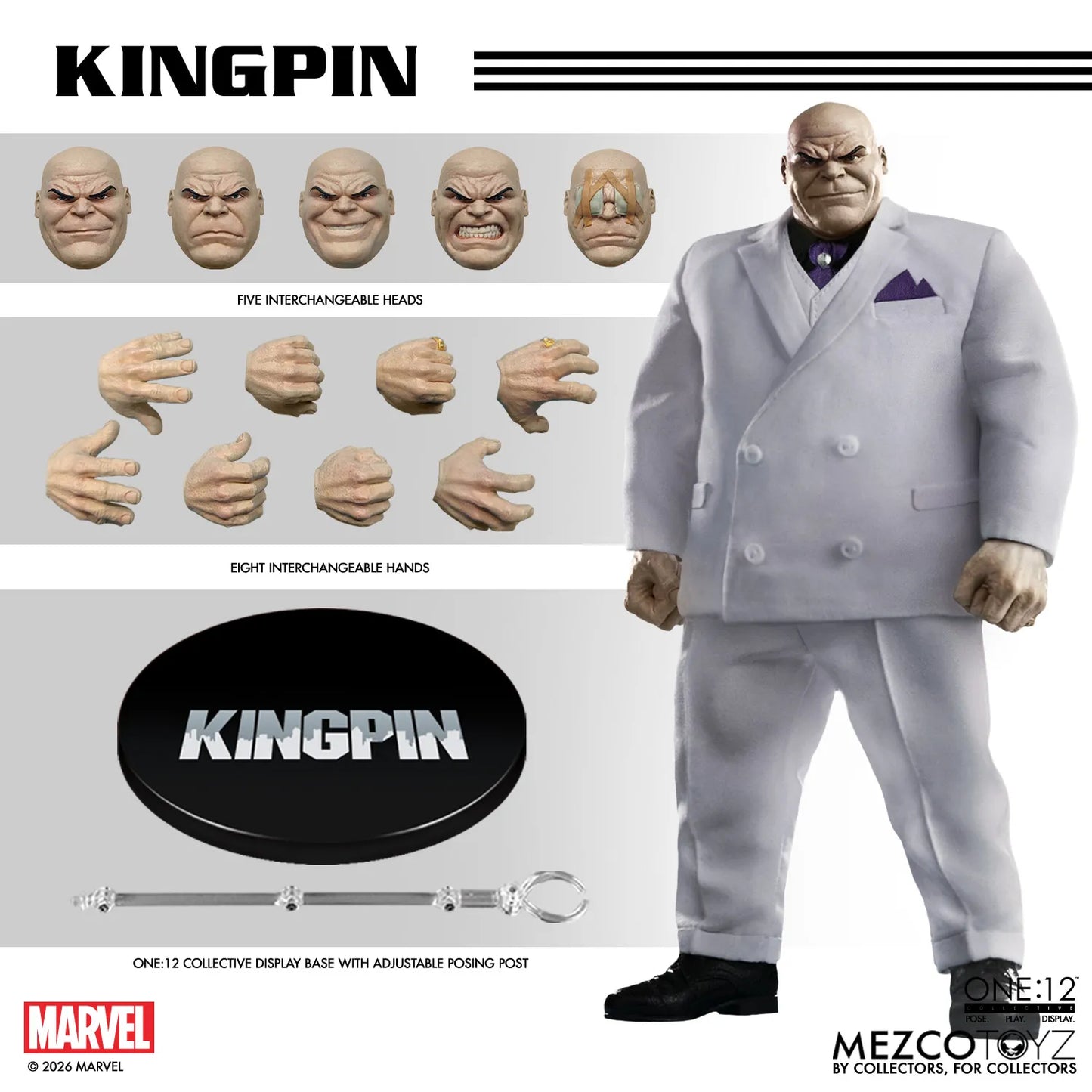 MEZCO TOYS - One:12 Collective Kingpin Action Figure