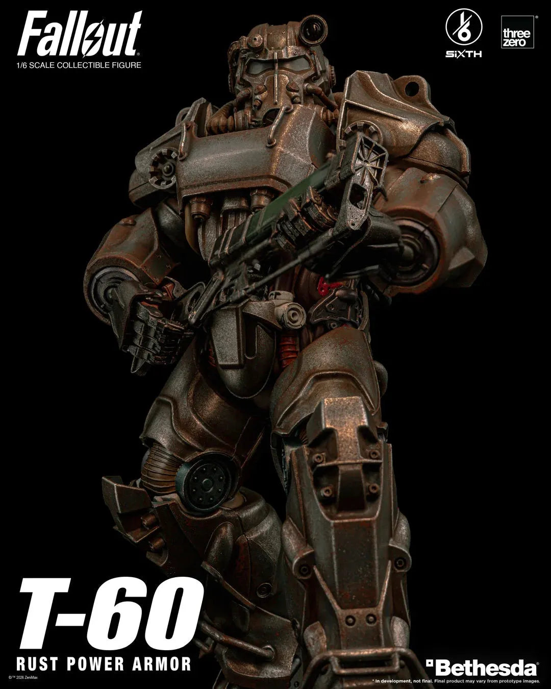 THREEZERO - Fallout T-60 Rust Power Armor 1/6 Action Figure