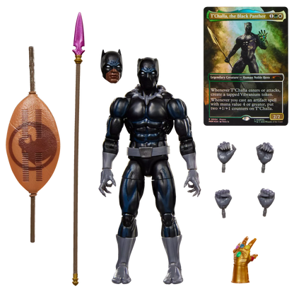 HABRO - Marvel Legends Magic The Gathering Black Panther Action Figure