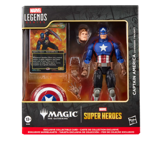 HASBRO - Marvel Legends Magic The Gathering Captain America Avengers Twilight Action Figure