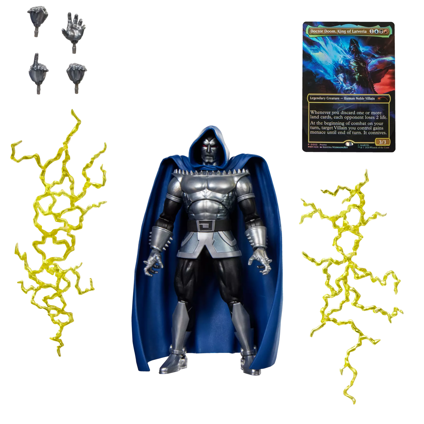 HASBRO - Marvel Legends Magic The Gathering Doctor Doom 2099 Action Figure