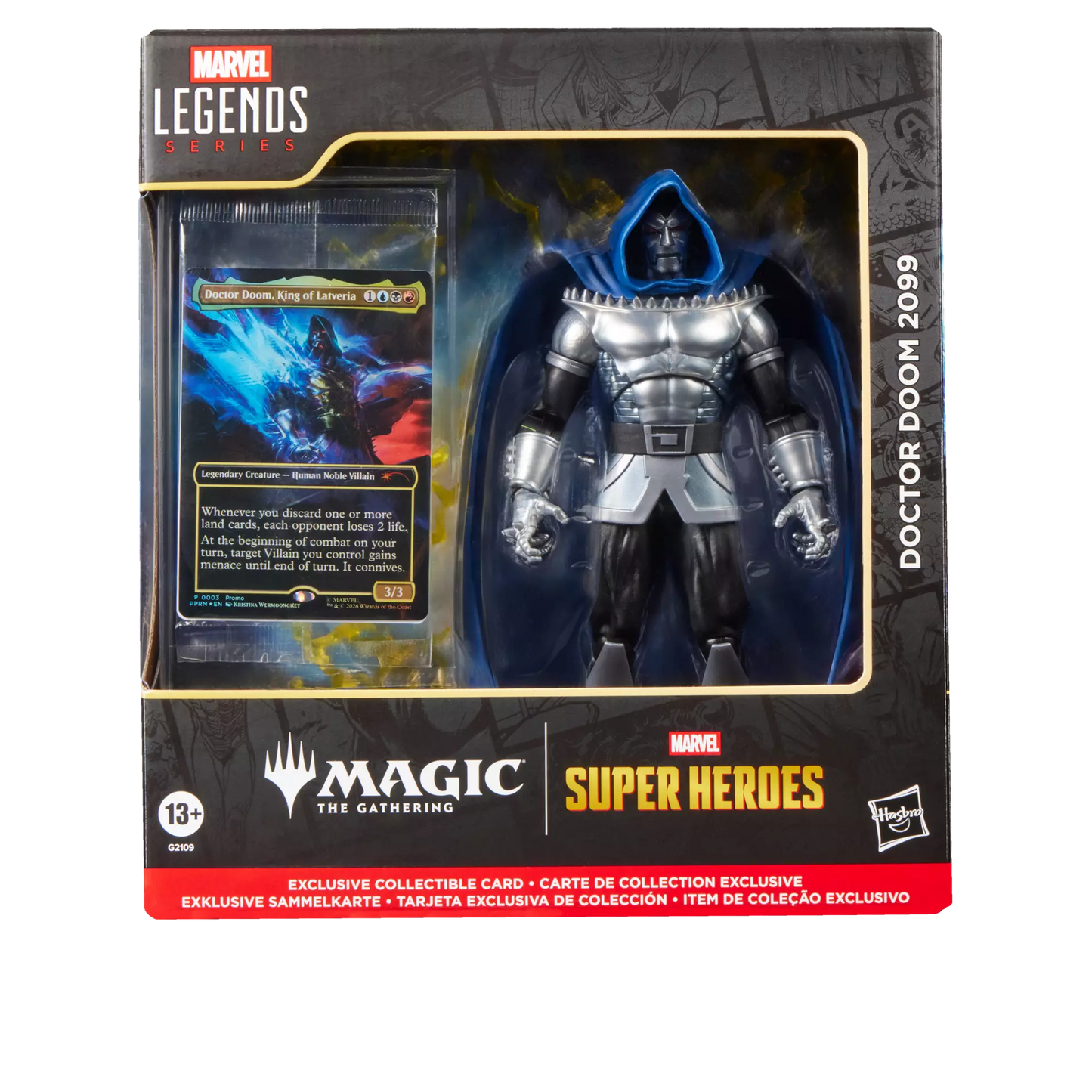HASBRO - Marvel Legends Magic The Gathering Doctor Doom 2099 Action Figure