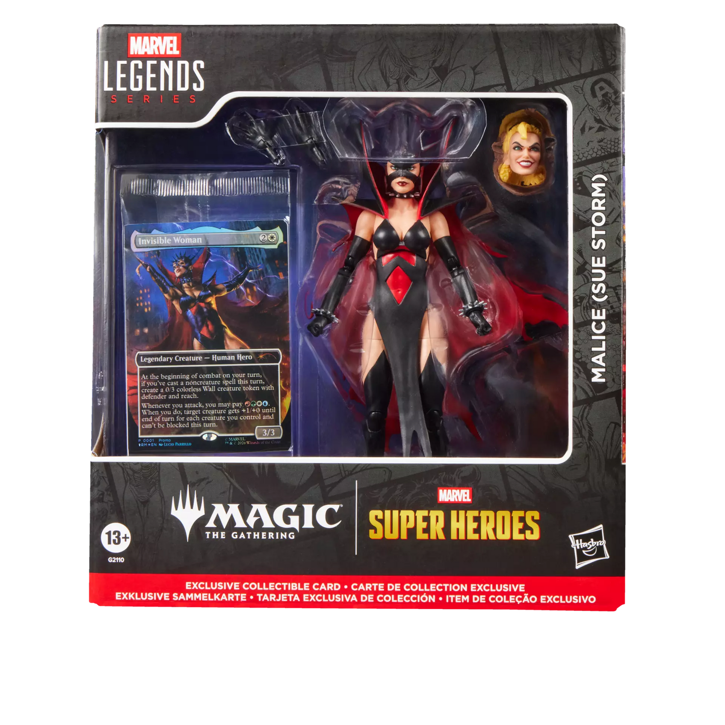 HASBRO - Marvel Legends Magic The Gathering Malice Sue Storm Action Figure