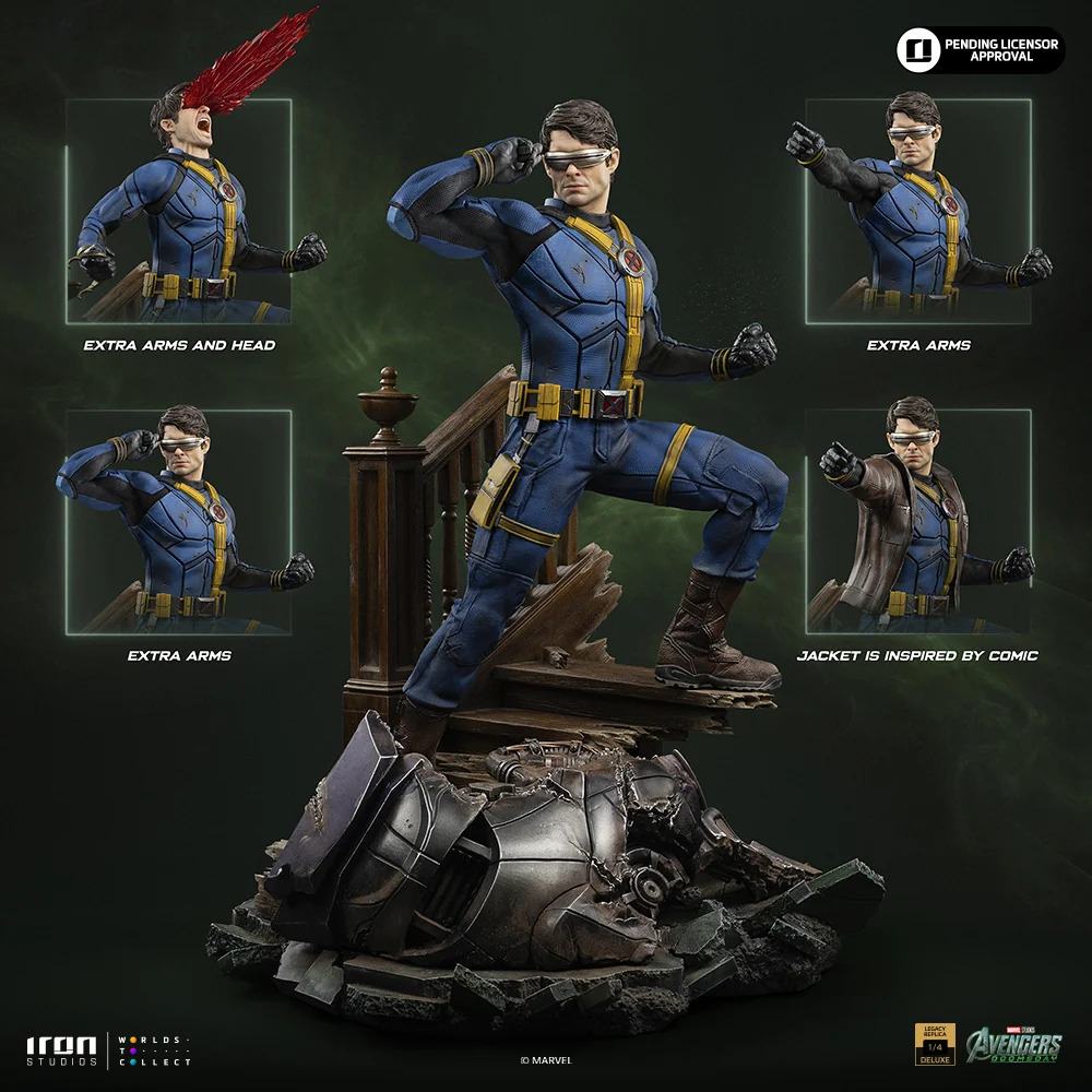 IRON STUDIOS - Avengers Doomsday Cyclops Deluxe Ver 1/4 Legacy Replica