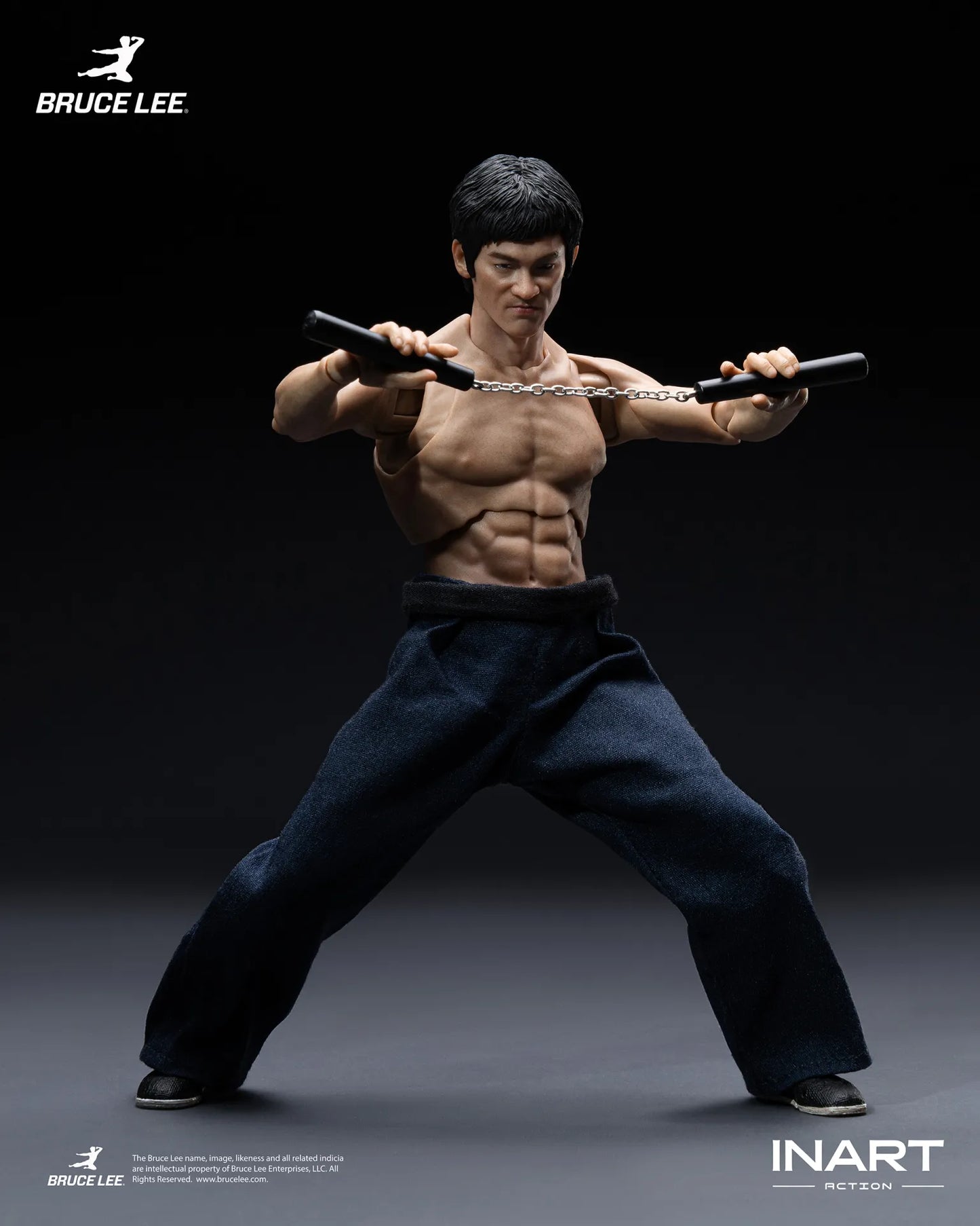 INART - Bruce Lee (kung Fu Outfit) 1/12 Collectible Figure