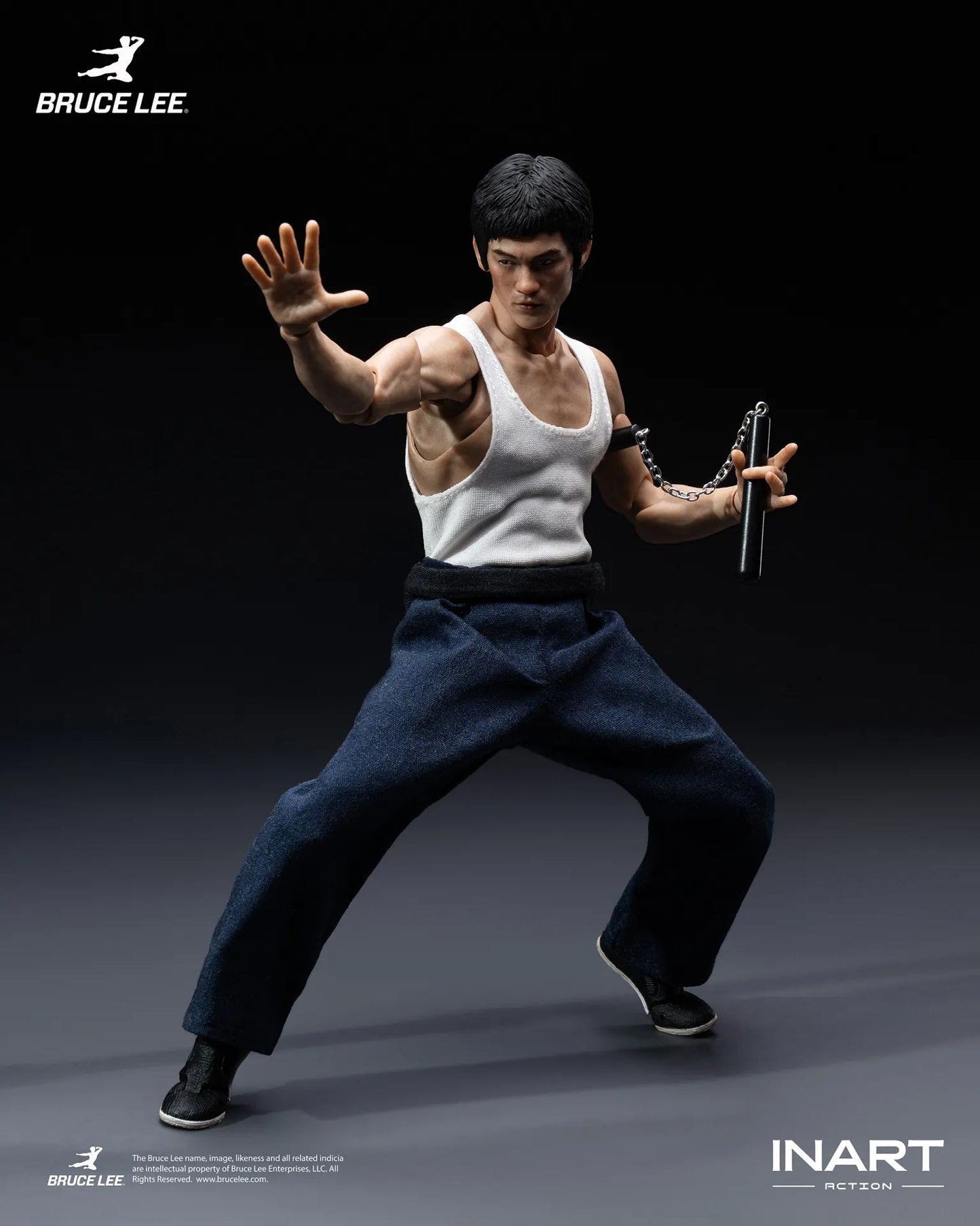 INART - Bruce Lee (kung Fu Outfit) 1/12 Collectible Figure