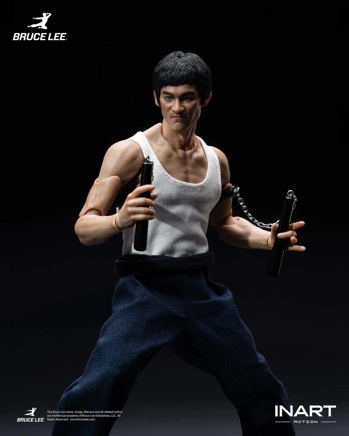 INART - Bruce Lee (kung Fu Outfit) 1/12 Collectible Figure
