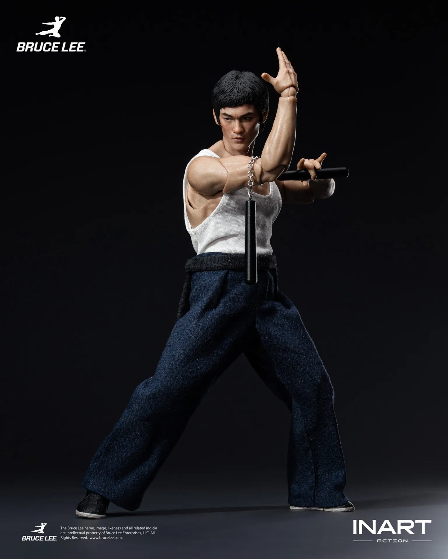 INART - Bruce Lee (kung Fu Outfit) 1/12 Collectible Figure