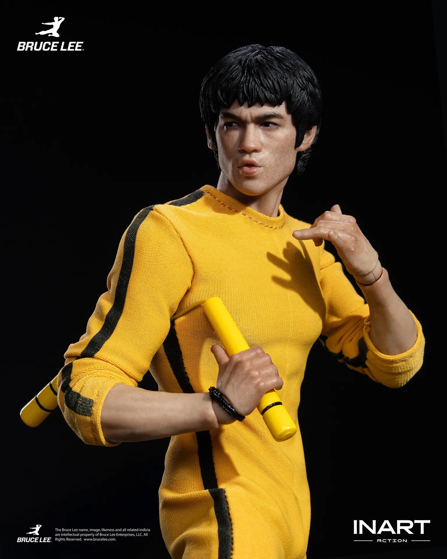 INART - Bruce Lee (yellow Jumpsuit) 1/12 Collectible Figure