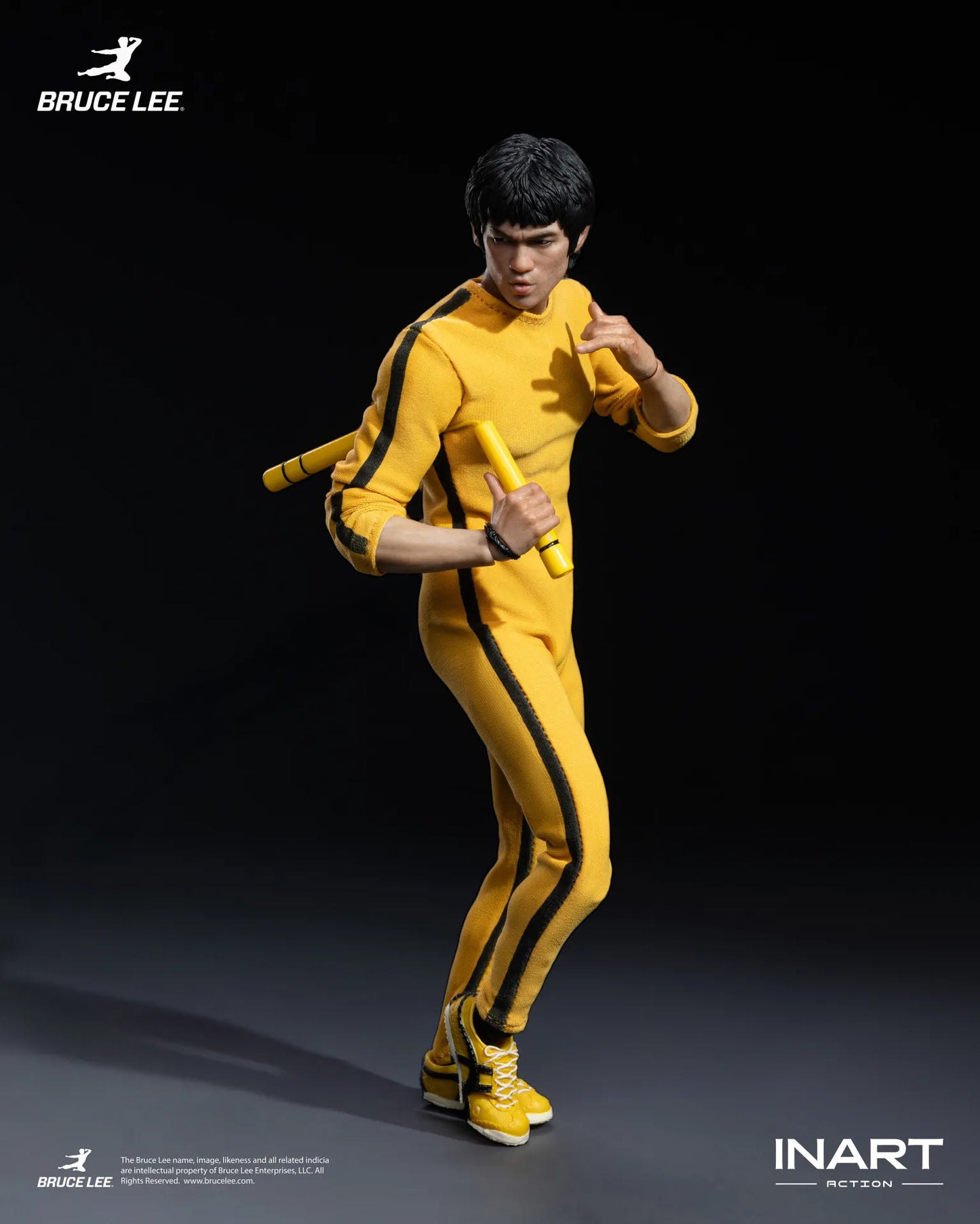 INART - Bruce Lee (yellow Jumpsuit) 1/12 Collectible Figure