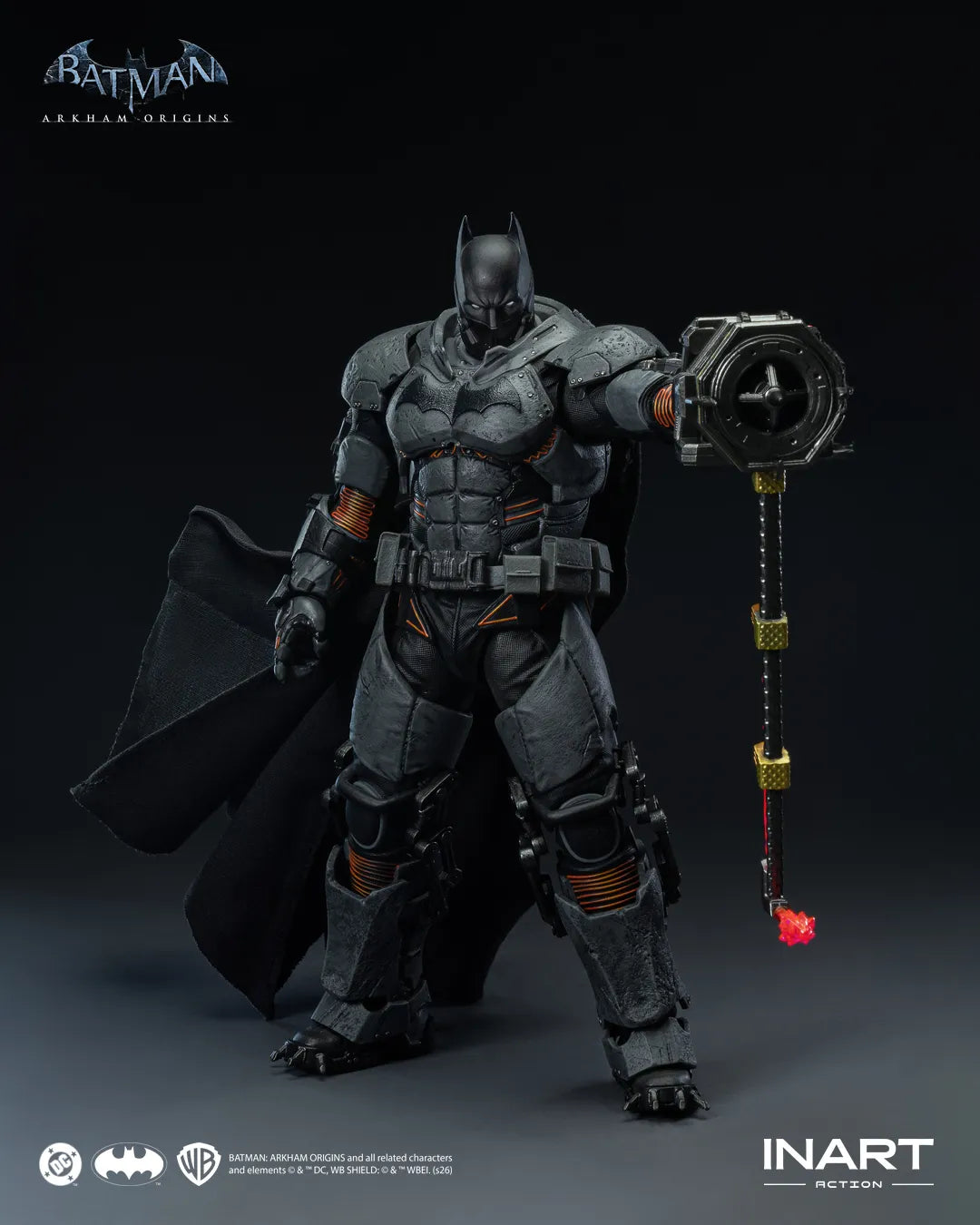 INART - Batman Arkham Origins Batman (xe Suit) 1/12 Action Figure