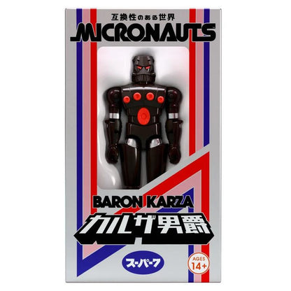 SUPER 7 - Micronauts W05 Baron Karza Sdcc/japanese Box Reaction+ Figure