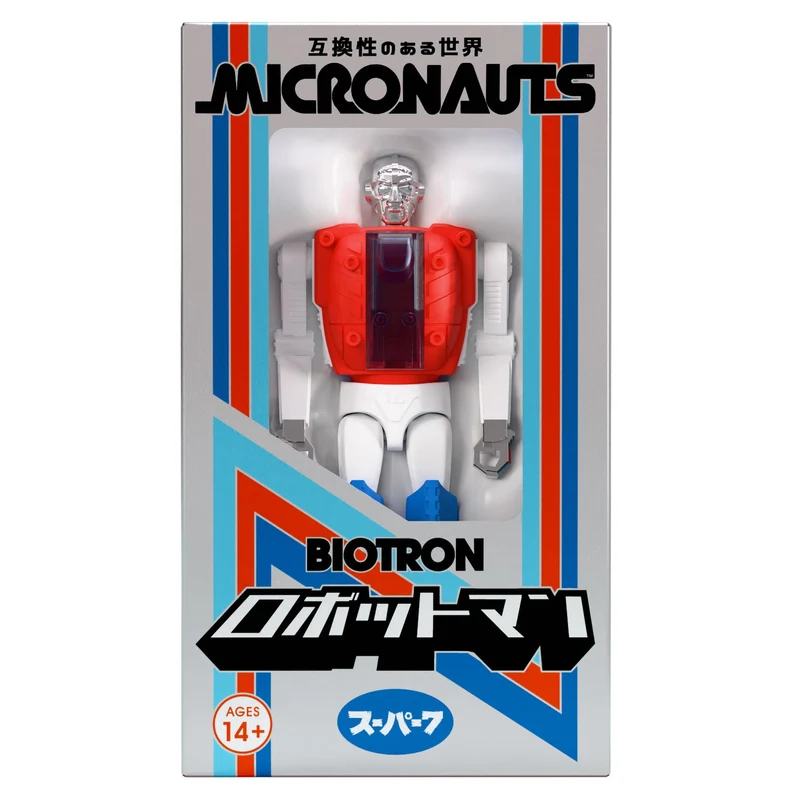 SUPER 7 - Micronauts W05 Biotron Sdcc/japanese Box Reaction+ Figure