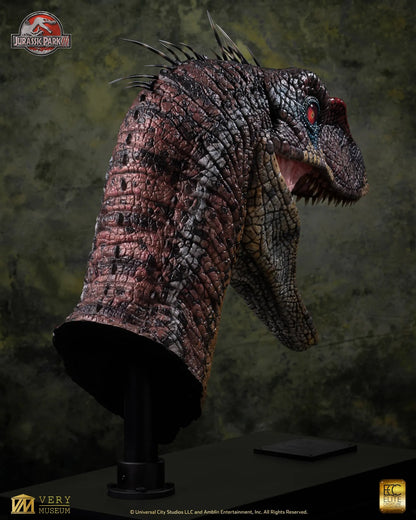 ECC - Jurassic Park 3 Male Alpha Velociraptor Blood Knight Bust