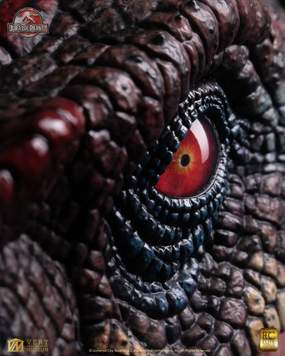 ECC - Jurassic Park 3 Male Alpha Velociraptor Blood Knight Bust