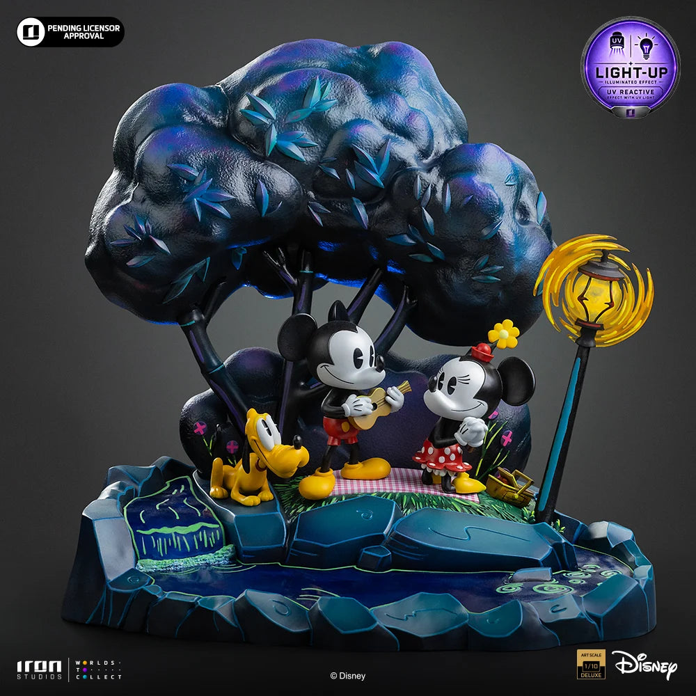 IRON STUDIOS - Disney Classics Mickey,minnie And Pluto 1/10 Statue