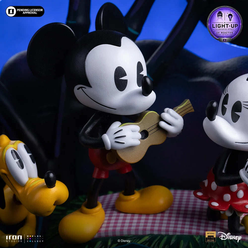 IRON STUDIOS - Disney Classics Mickey,minnie And Pluto 1/10 Statue