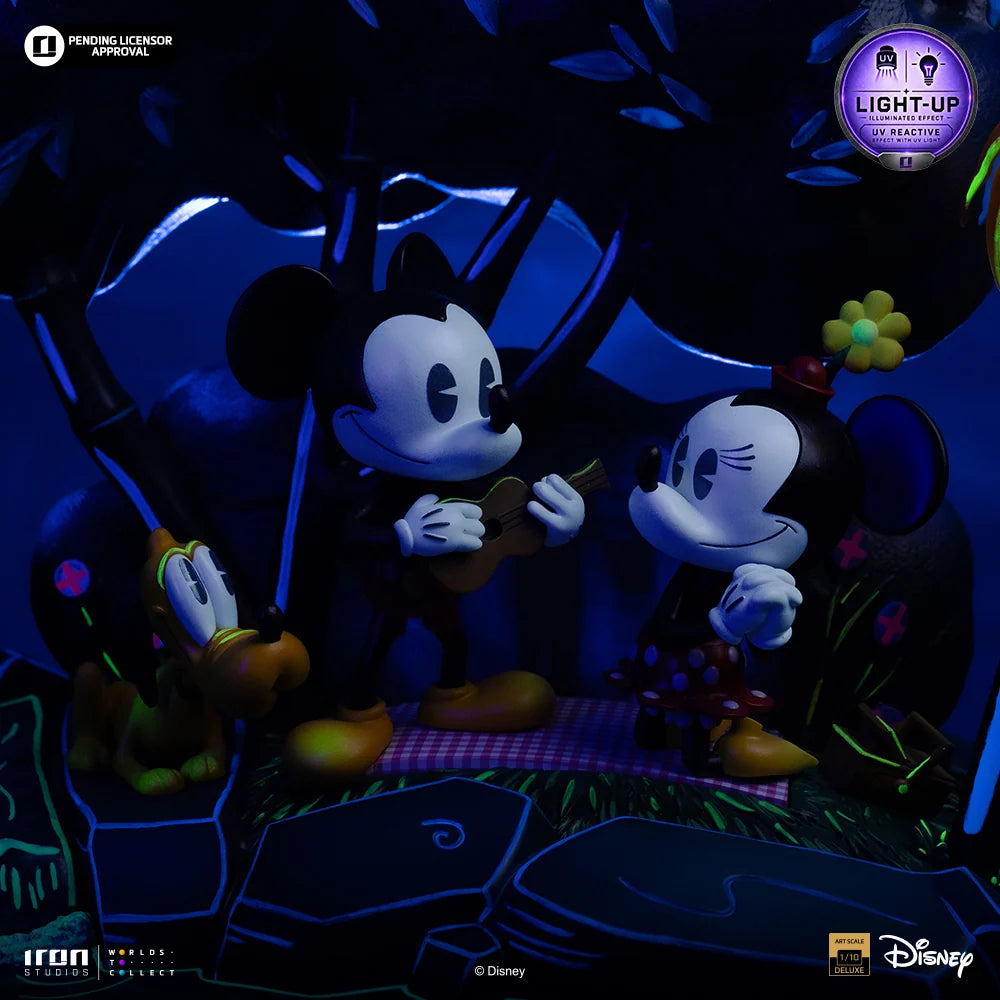 IRON STUDIOS - Disney Classics Mickey,minnie And Pluto 1/10 Statue