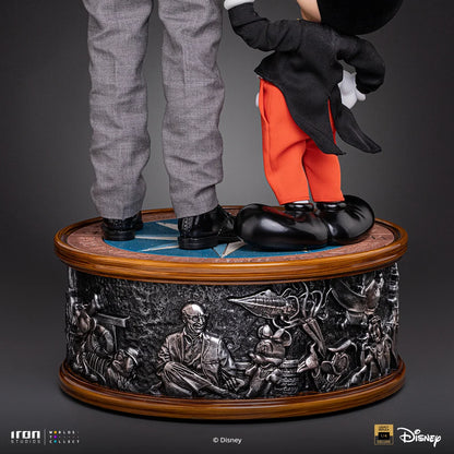 IRON STUDIOS - Disney Classics Walt Disney And Mickey Mouse 1/4 Statue