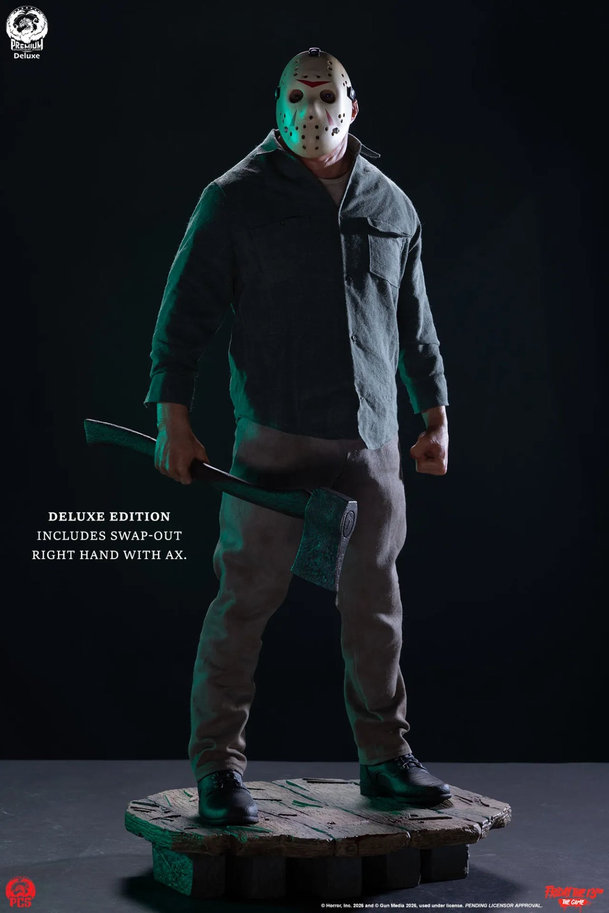 PCS - Friday The 13th The Game Jason Part 3 1:3 Scale Deluxe Statue