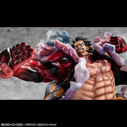 MEGAHOUSE -  P.o.p Sa-maximum Monkey D.luffy Gear 4 Boundman 10th Limited Ver. Statue