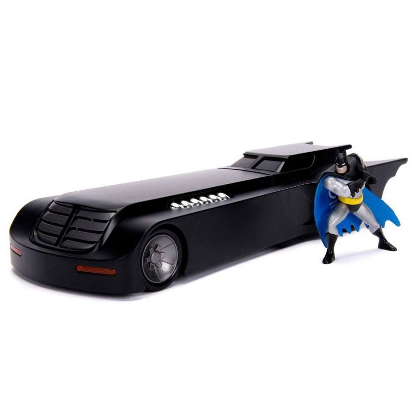 JADA TOYS - Batman Animated Series Batman & Batmobile 1/24 Die-cast Model