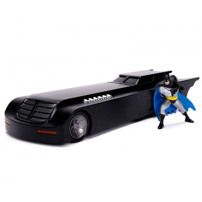 JADA TOYS - Batman Animated Series Batman & Batmobile 1/24 Die-cast Model