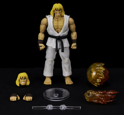 JADA TOYS - Street Fighter 2 Ken Player 2 White Version 1/12 Action Figure