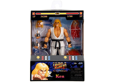 JADA TOYS - Street Fighter 2 Ken Player 2 White Version 1/12 Action Figure