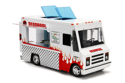 JADA TOYS - Marvel Deadpool Taco Food Truck & Deadpool 1/24 Die-cast Model