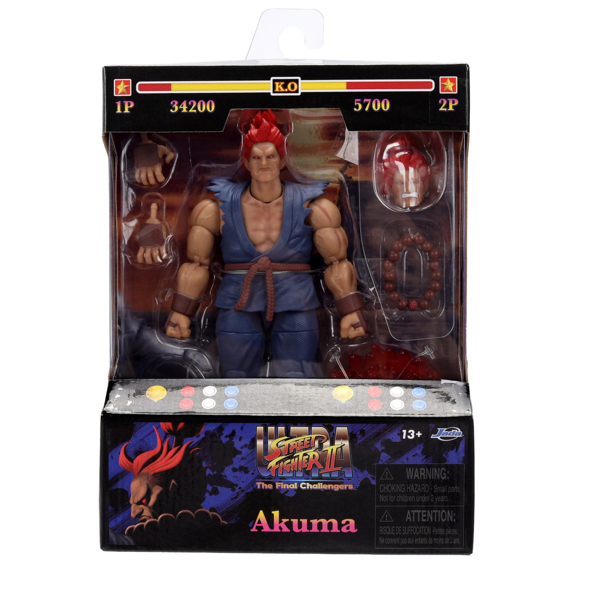 JADA TOYS - Street Fighter 2 Akuma 1/12 Action Figure